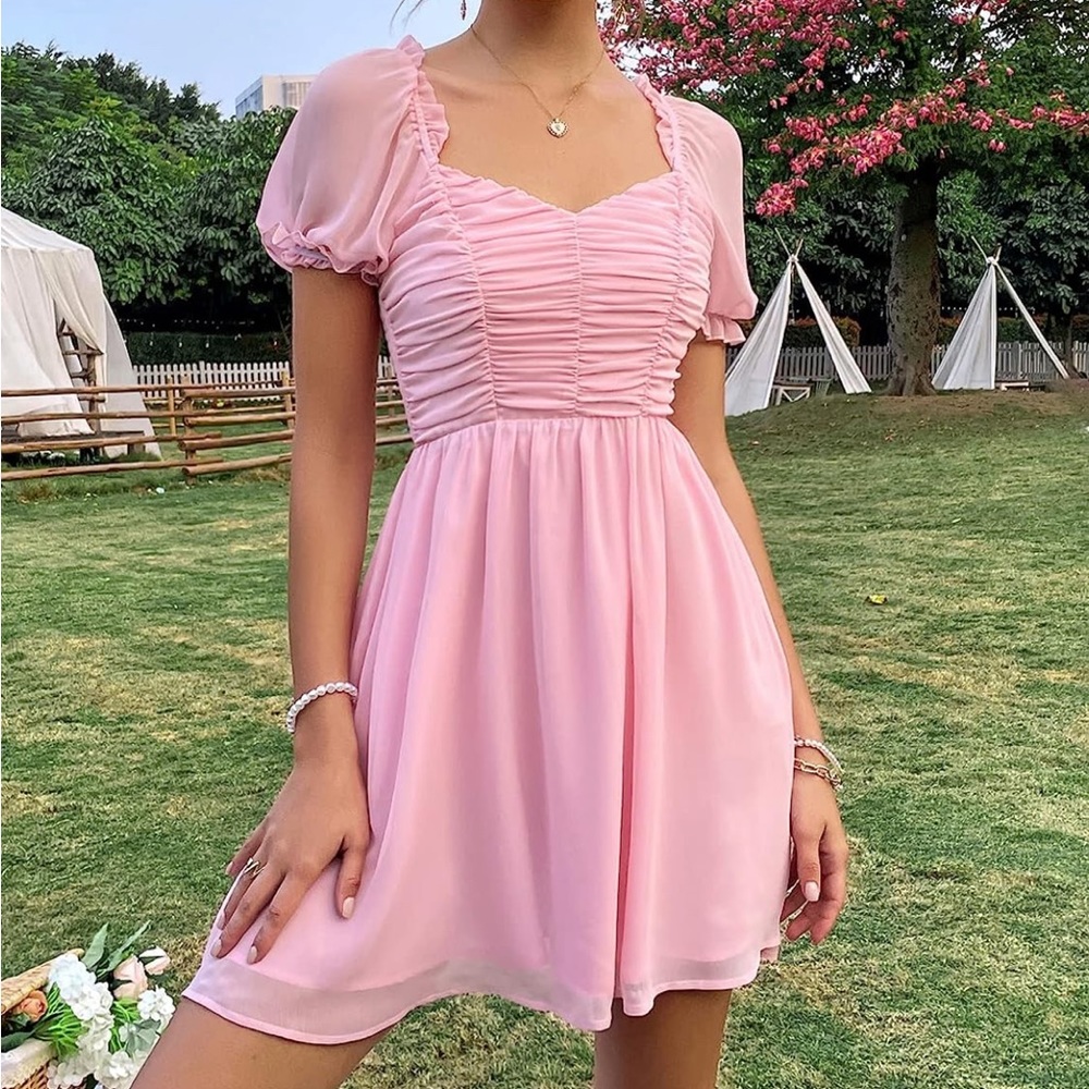 Pink dress
